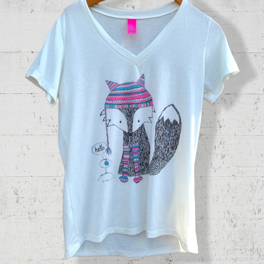 Just Ginger Cozy Fox Top